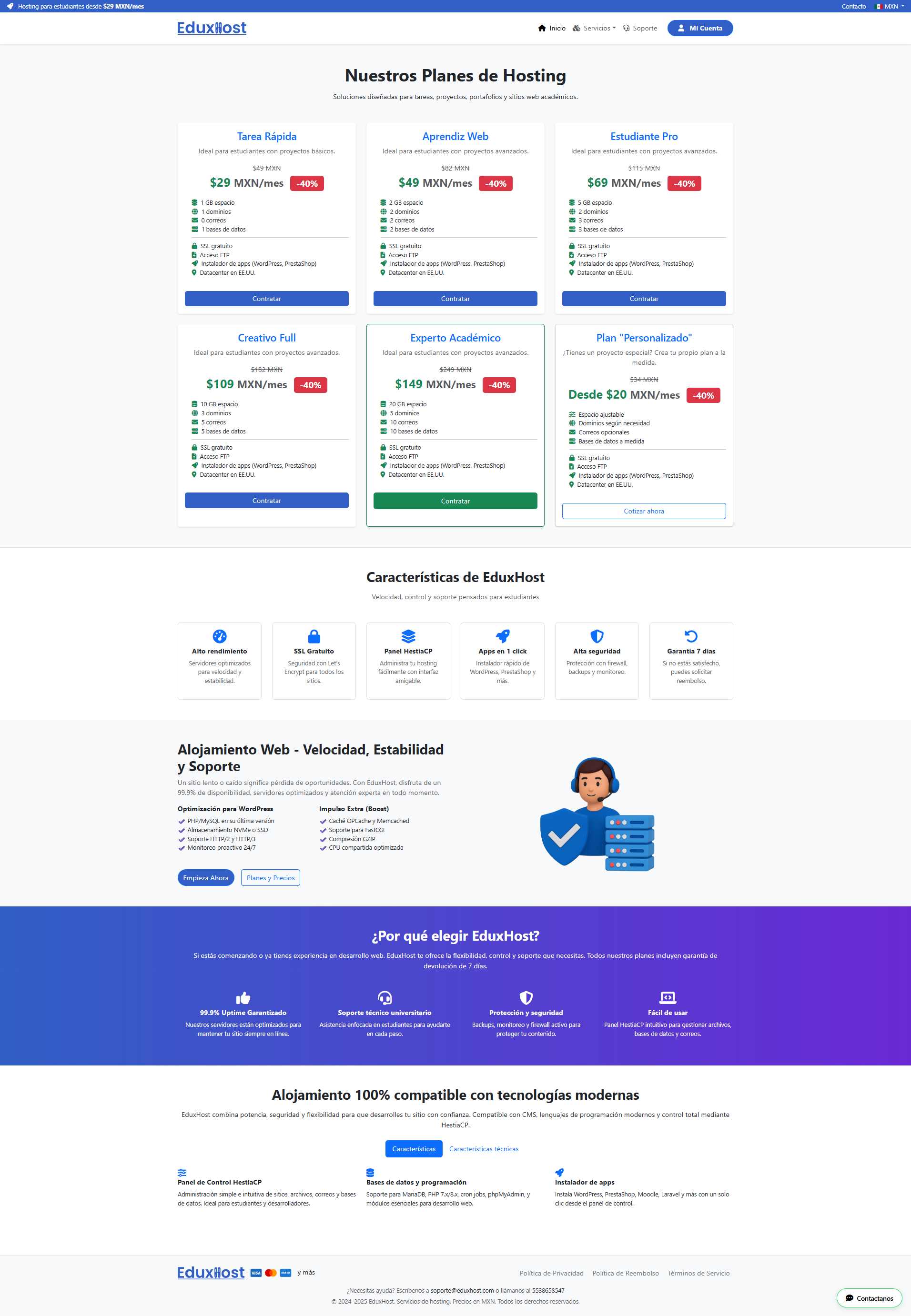 EduxHost Web